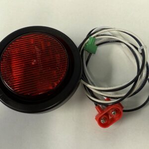 CurbVu Series Tray Pickup Beacon, Red LED w/ Grommet & Harness