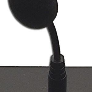 CurbCom 1 Desktop Audio Console Mini Gooseneck Microphone, 3.5mm