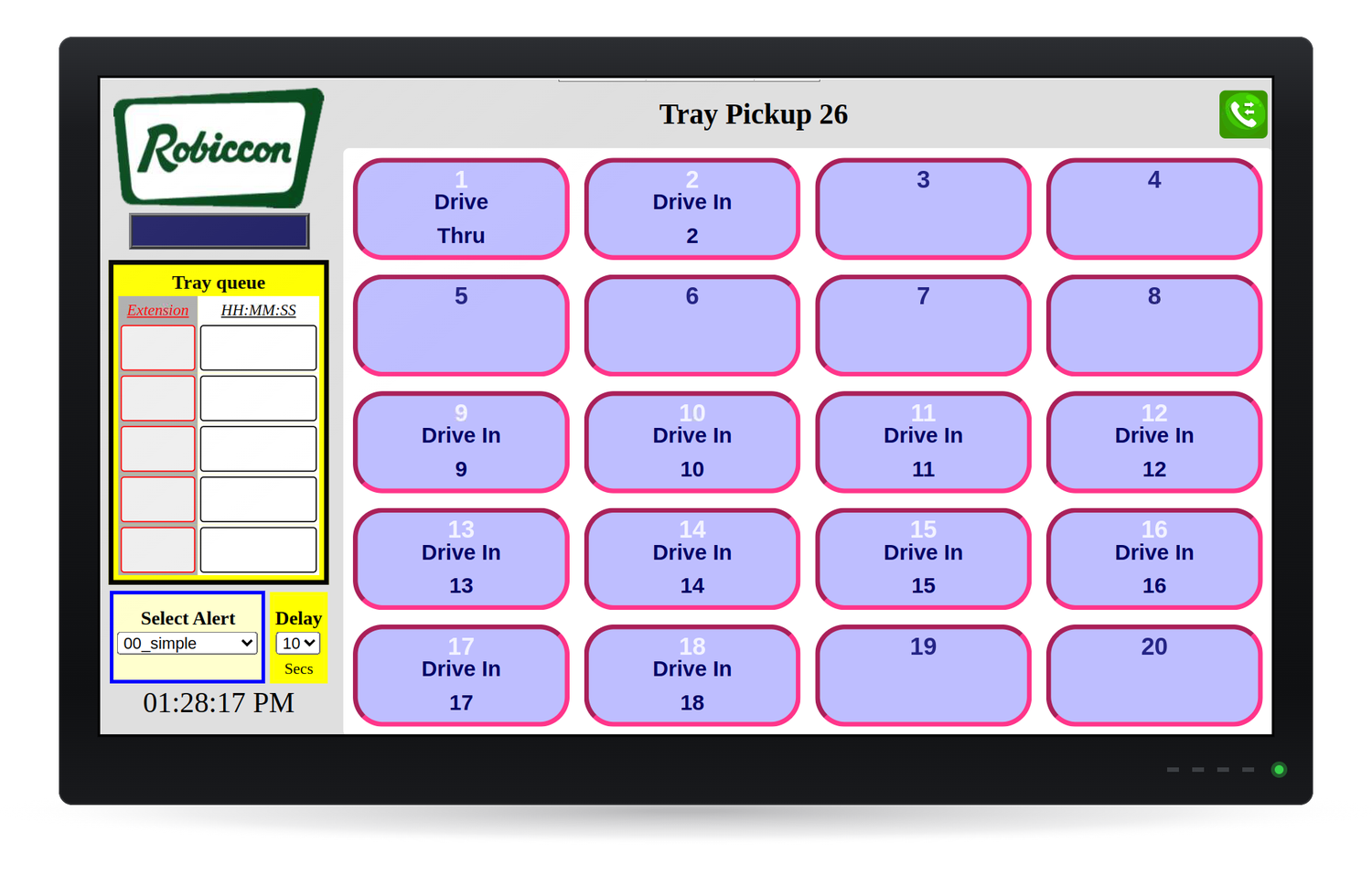 Digital Tray Pickup Station
