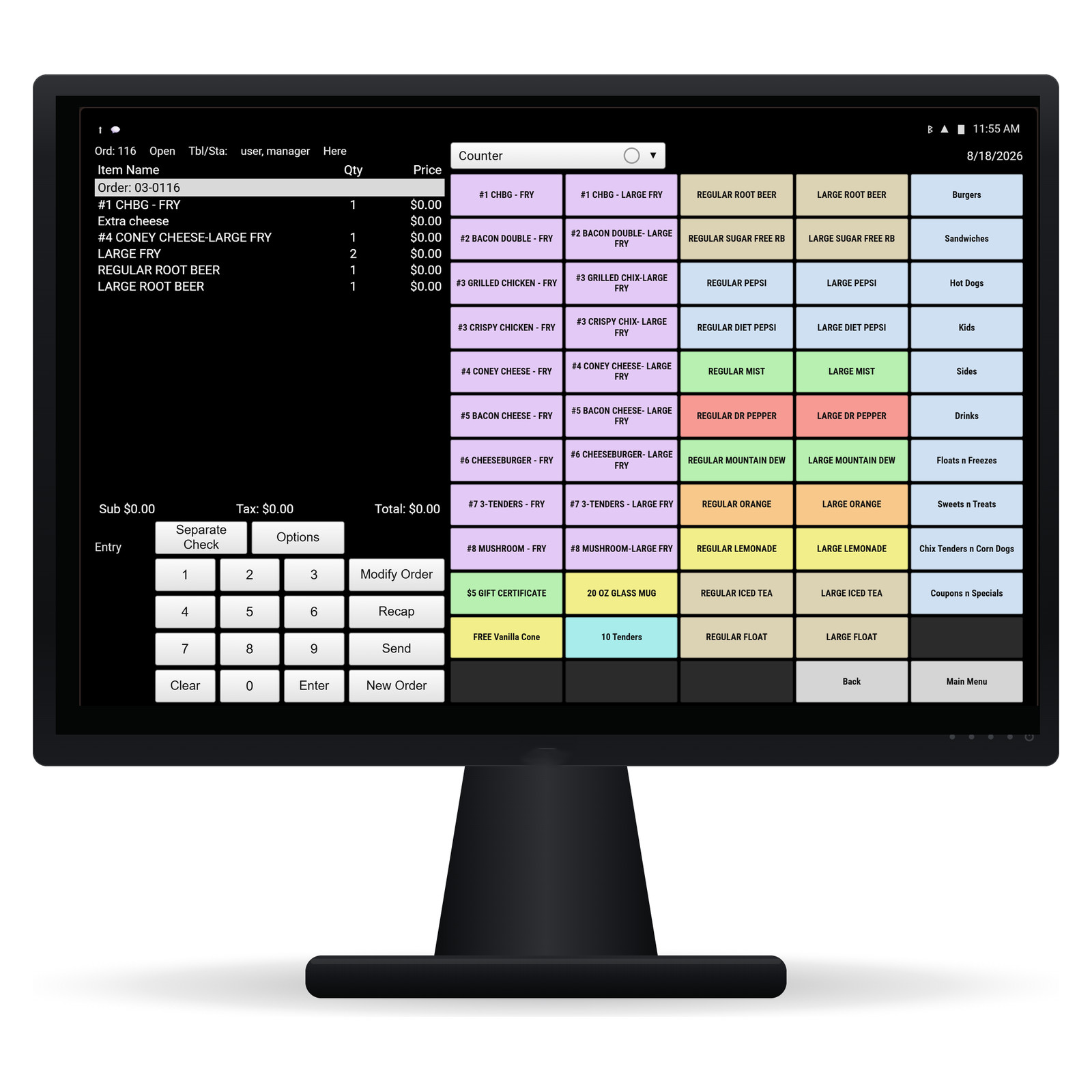 CurbPOS Counter Terminal