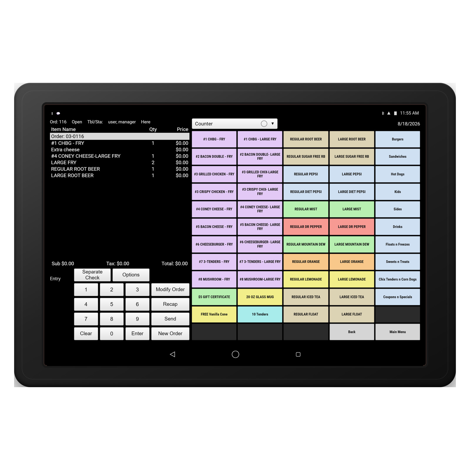 Wireless Order & Pay Terminals