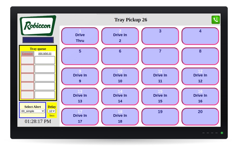 Digital Tray Pickup Station